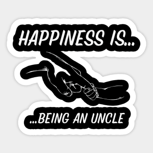 Happiness is being an Uncle Sticker